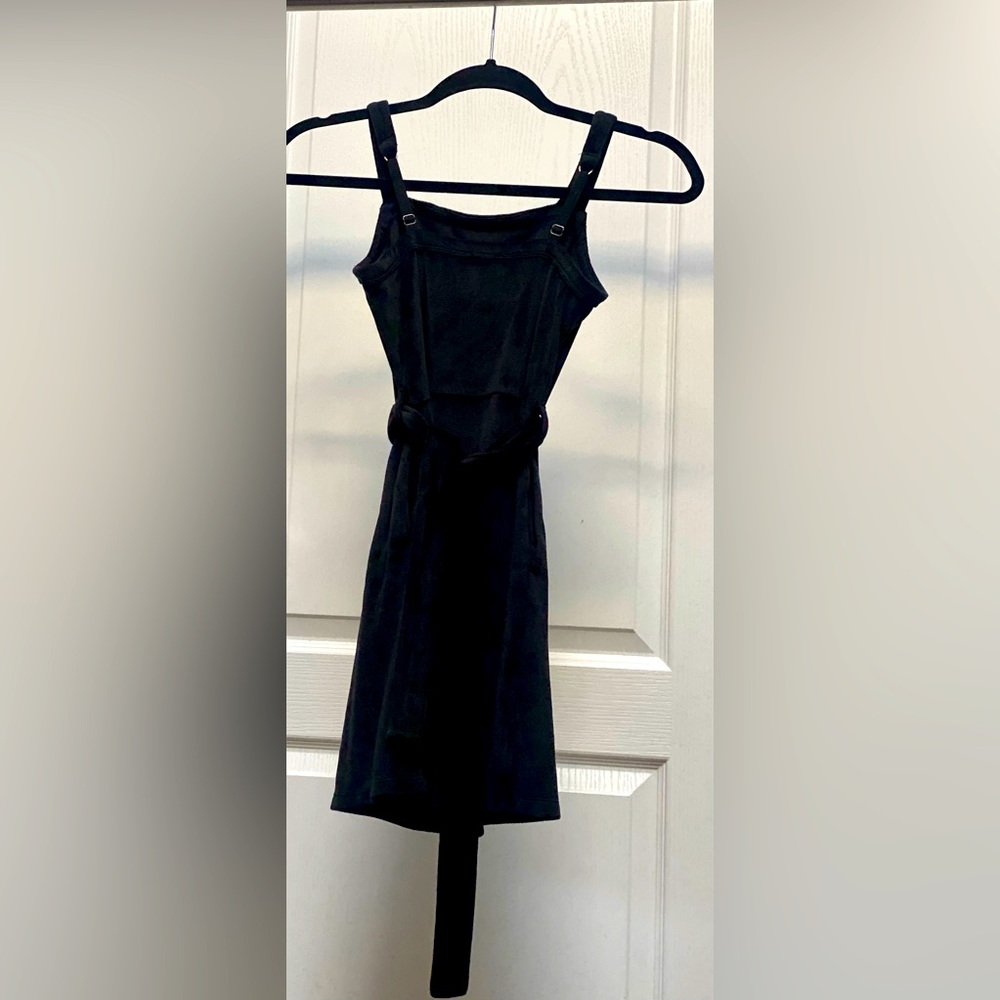 Black Abercrombie kids velour 11/12 dress